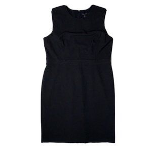 Ann Taylor Black Sleeveless Shift Dress
